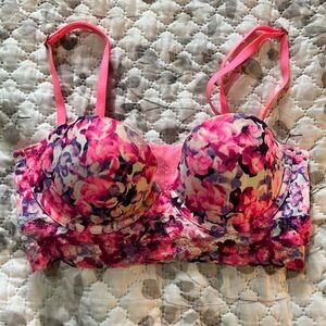 Victoria's Secret Pink Floral Bra